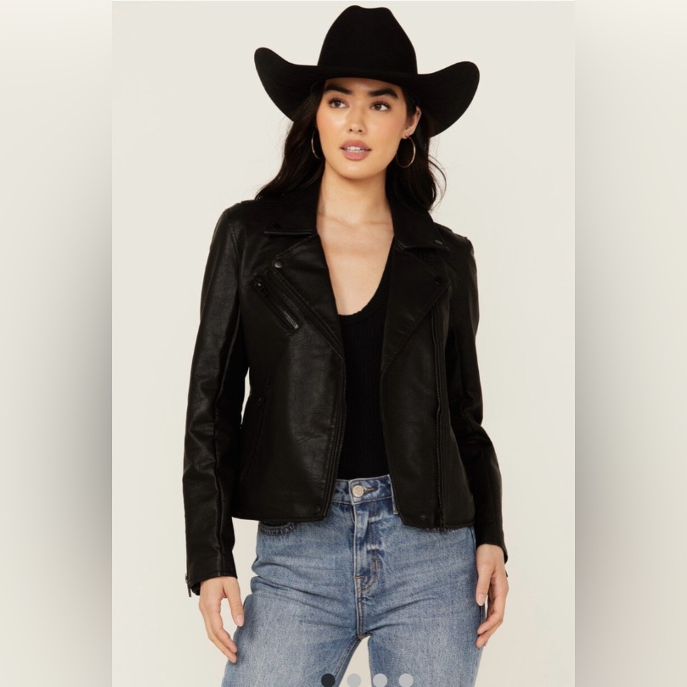 BARELY WORN BLANKNYC All Black Leather Jacket